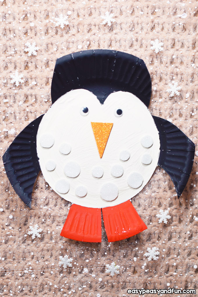 Paper-Plate-Penguin-Craft-for-Kids Paper Plate Penguins