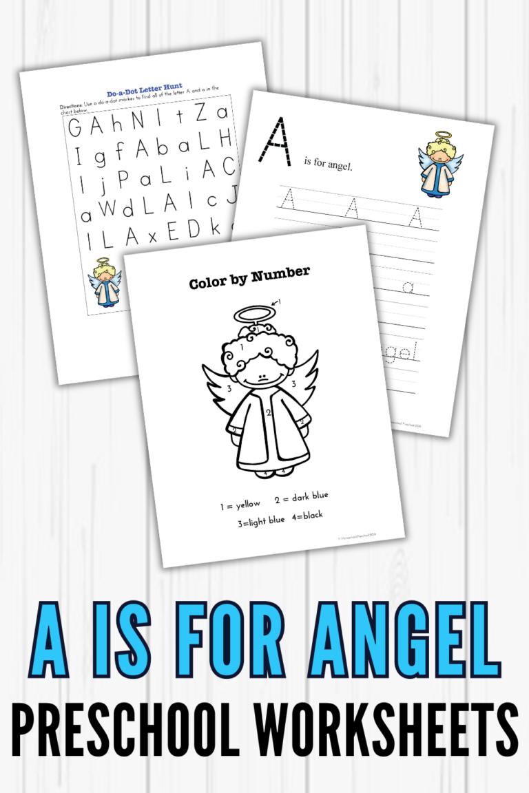 A is for Angel Printables