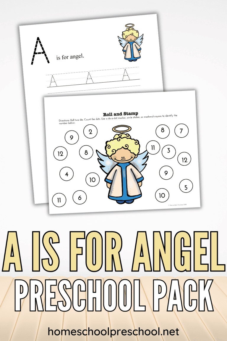 A is for Angel Printables: Fun Christmas Activities for Preschoolers