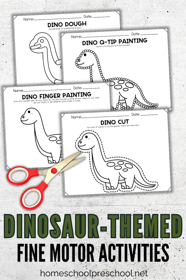 Preschool Dinosaur Activities