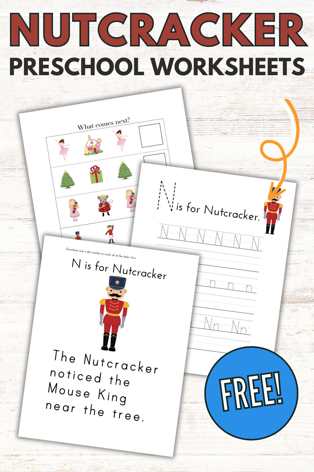nutcracker-free-printables Printable Nutcracker Activities for Preschoolers