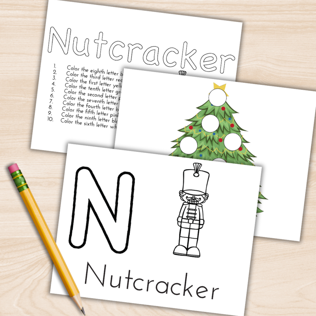 nutcracker-worksheets-1024x1024 Printable Nutcracker Activities for Preschoolers