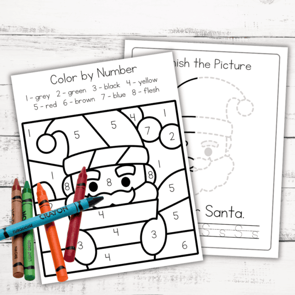 Santa Learning Boost Kids' Learning with Our Engaging Santa Printable