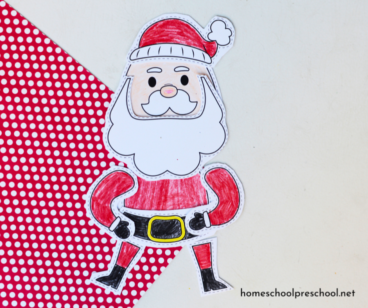 santa-activities-1-735x616 Santa Claus Crafts for Preschoolers
