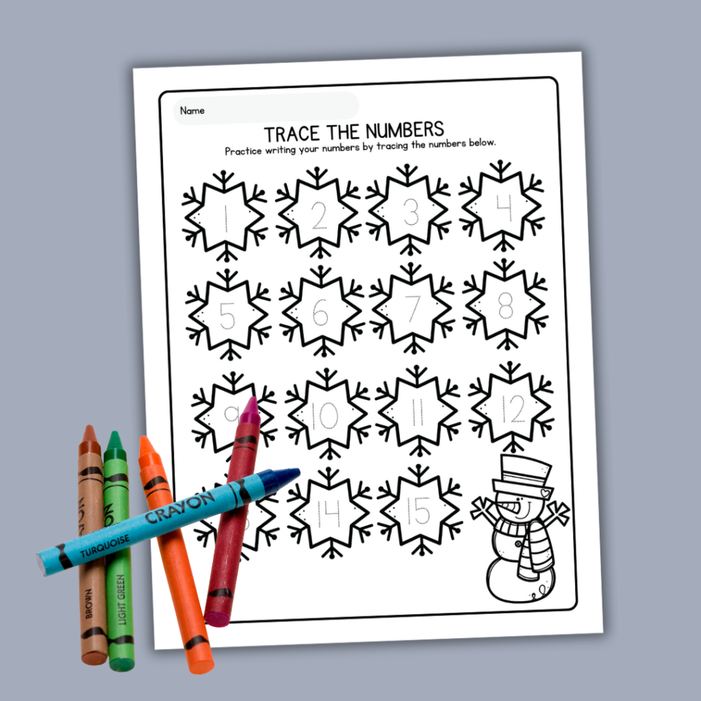 free-number-tracing-worksheets-1024x1024 Number Tracing Worksheets for Preschool