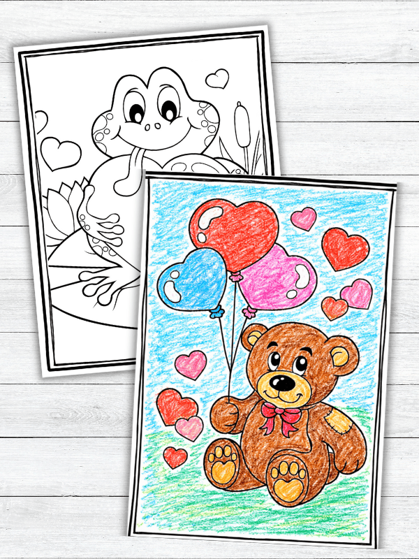 Free Printable Valentines Coloring Pages