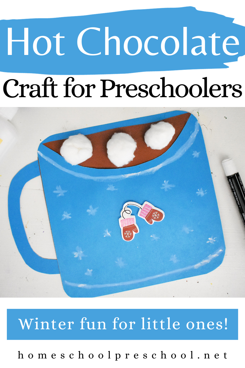 hot-chocolate-craft Hot Chocolate Winter Craft for Preschoolers