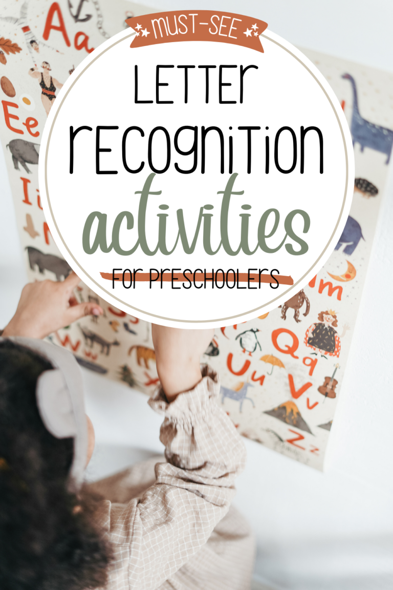 Letter Recognition Activities for Preschoolers