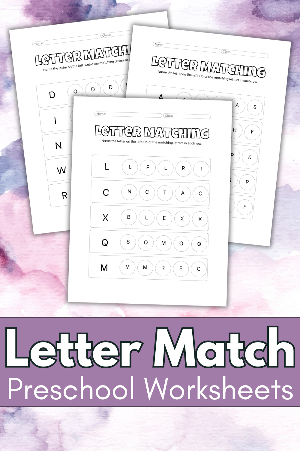 letter-recognition-printables Letter Recognition