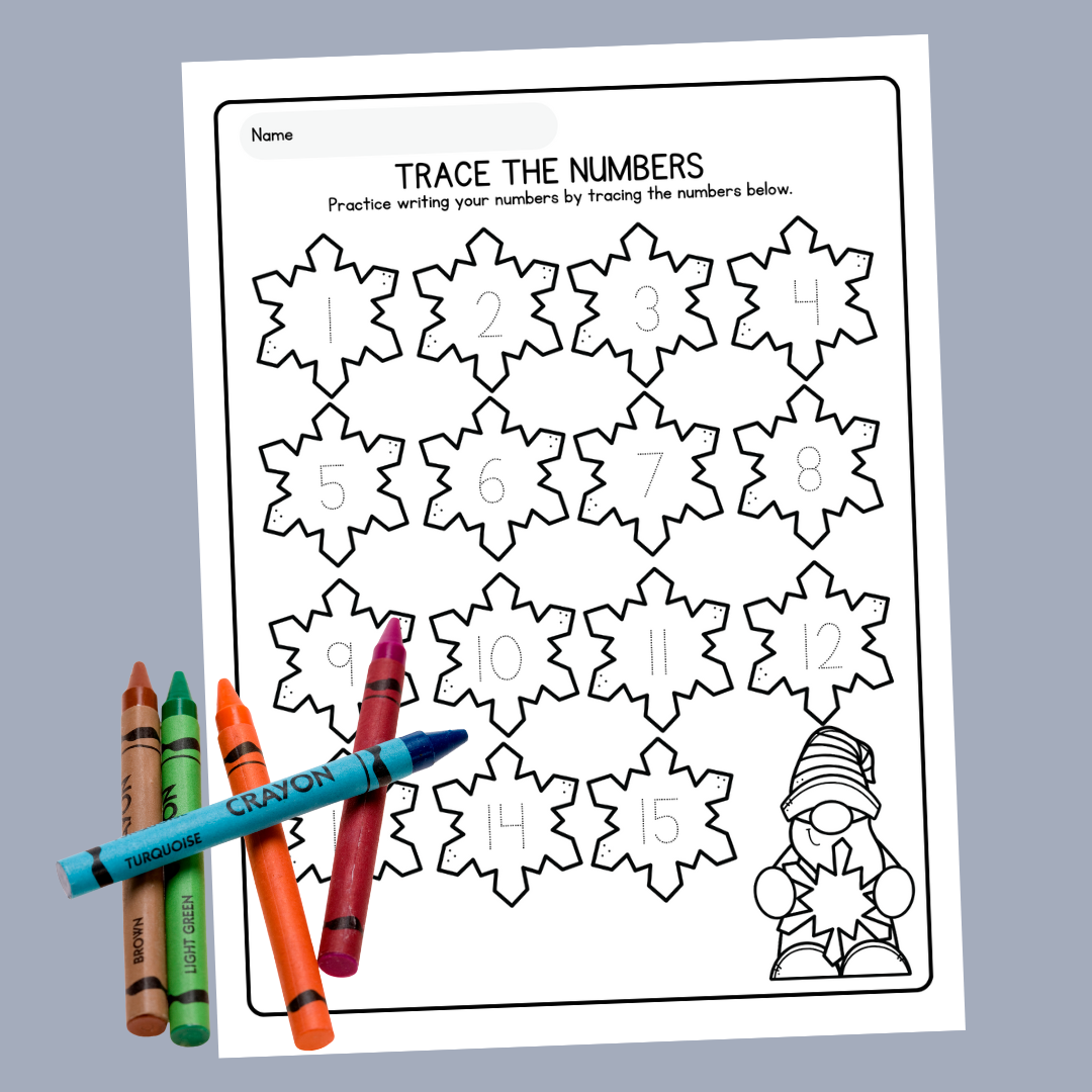 preschool-number-tracing-worksheets Number Tracing Worksheets for Preschool