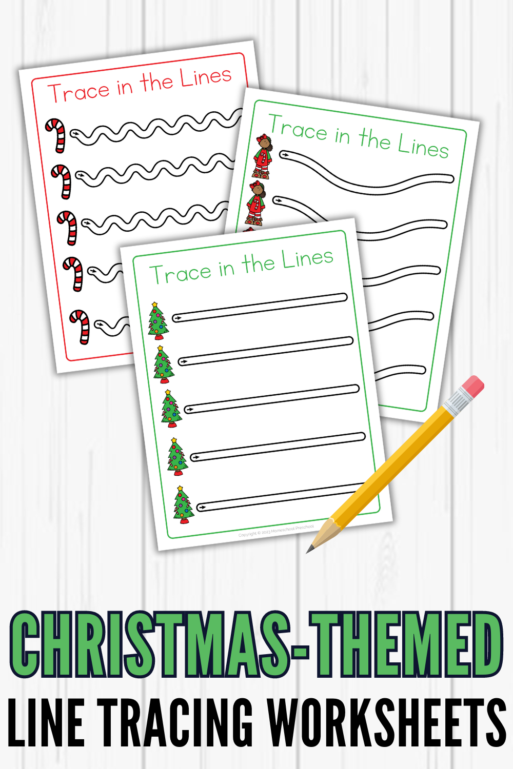 preschool-tracing-lines-worksheets Tracing Worksheets
