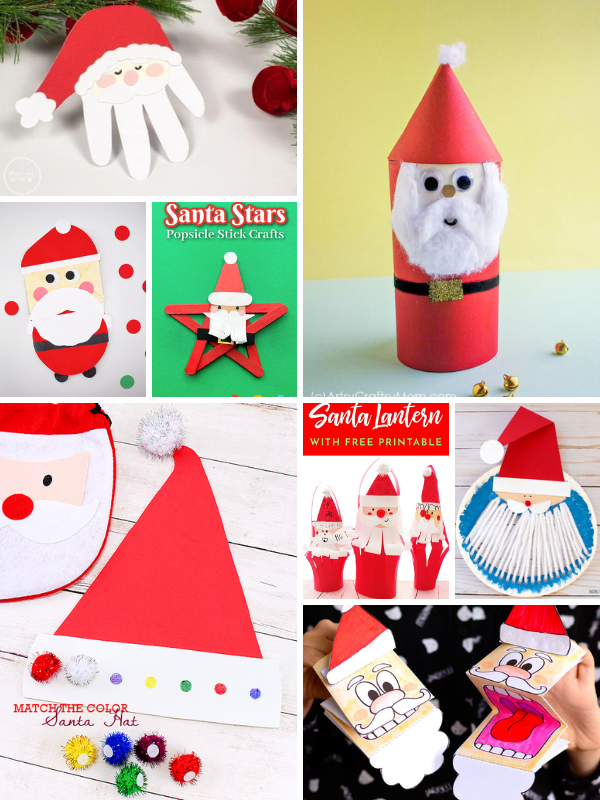 Santa Claus Crafts for Preschoolers