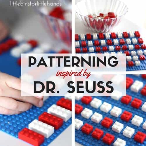 LEGO-Dr-Seuss-Patterning-Math-Activity-for-Cat-In-The-Hat Dr. Seuss Stem Activities