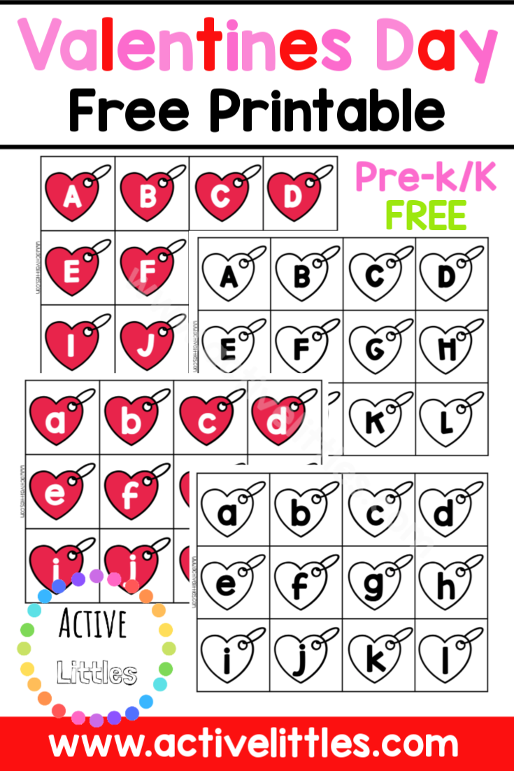 Valentines-Day-ABC-Match-Printable Free Printable Valentine Activity Pages