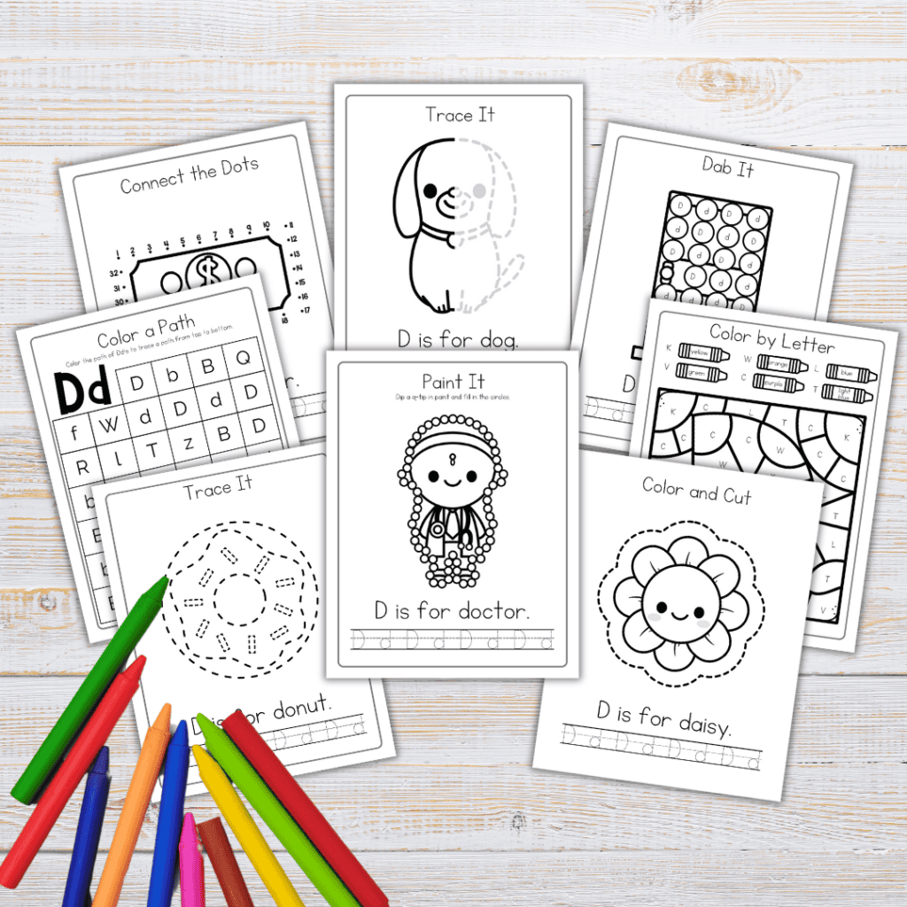 Exciting Letter D Worksheets for Kids