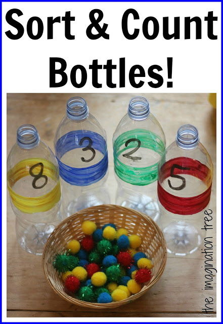 colour-number-bottles-title1 Kindergarten Math Sorting Activities