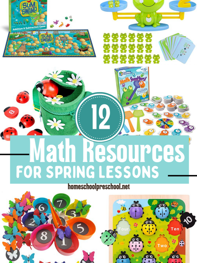 Spring Math Resources Story