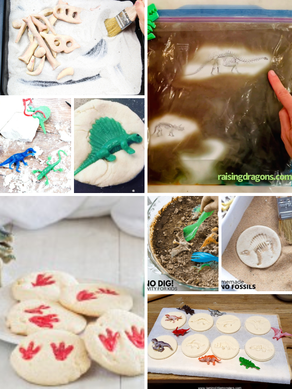 Dinosaur Fossil Activities for Preschoolers