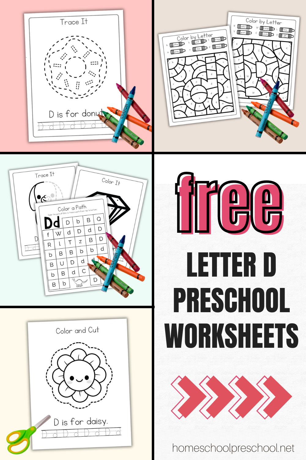 letter-d-template-free-pritnables Letter D Worksheets