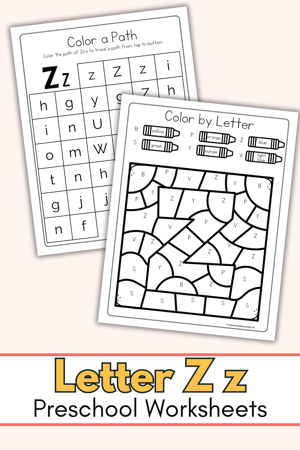 letter-z-printable Letter Z Worksheets