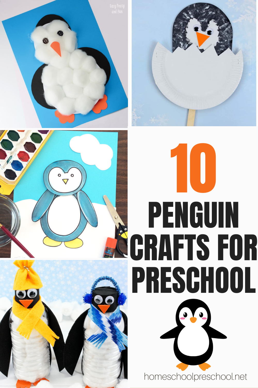 penguin-crafts Penguin Crafts for Preschoolers