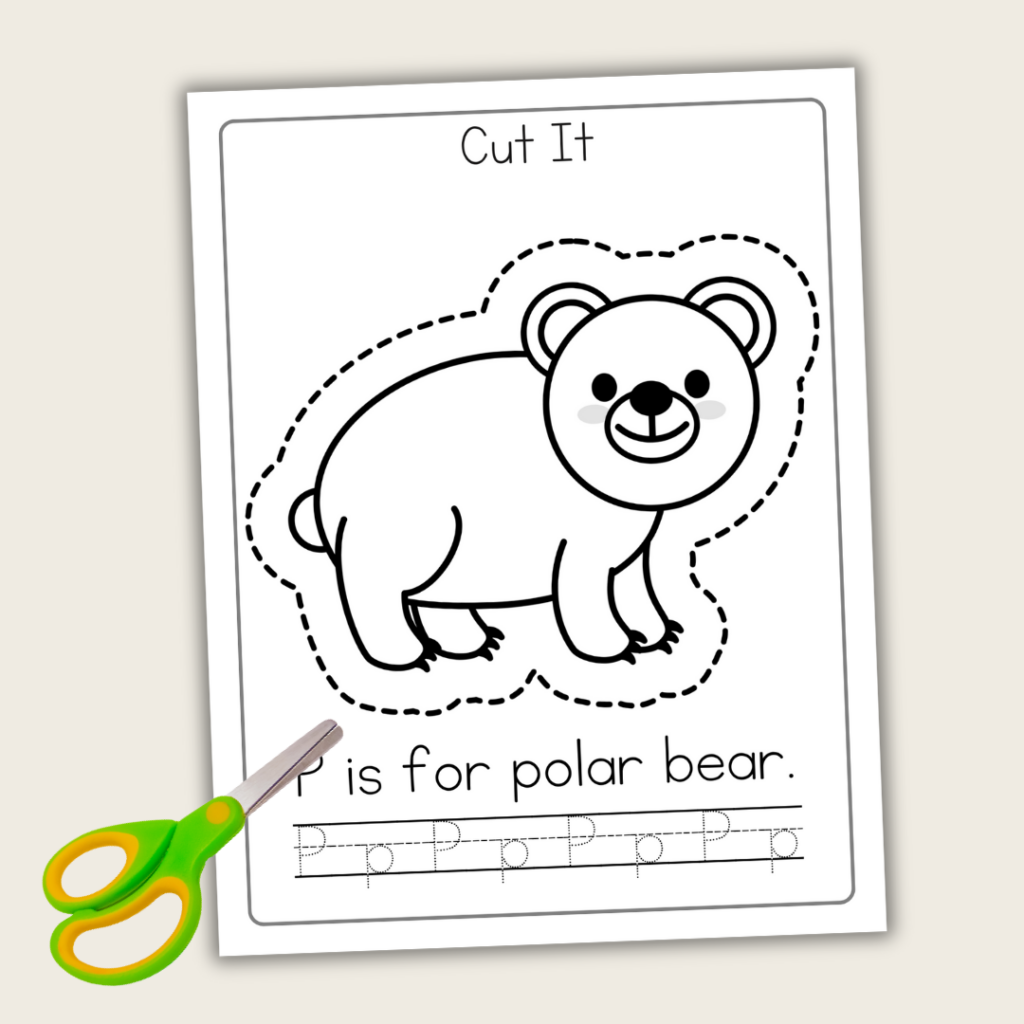 polar-bear-cutout-1024x1024 Polar Bear Worksheets