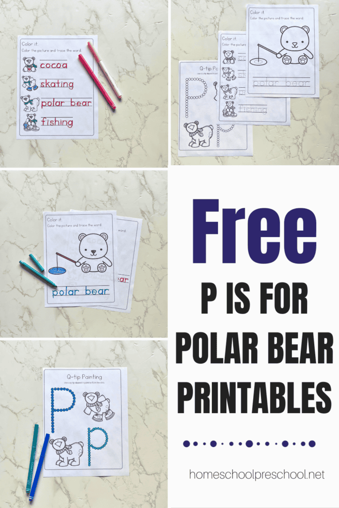 Free and Fun Polar Bear Printables for Kids Learning