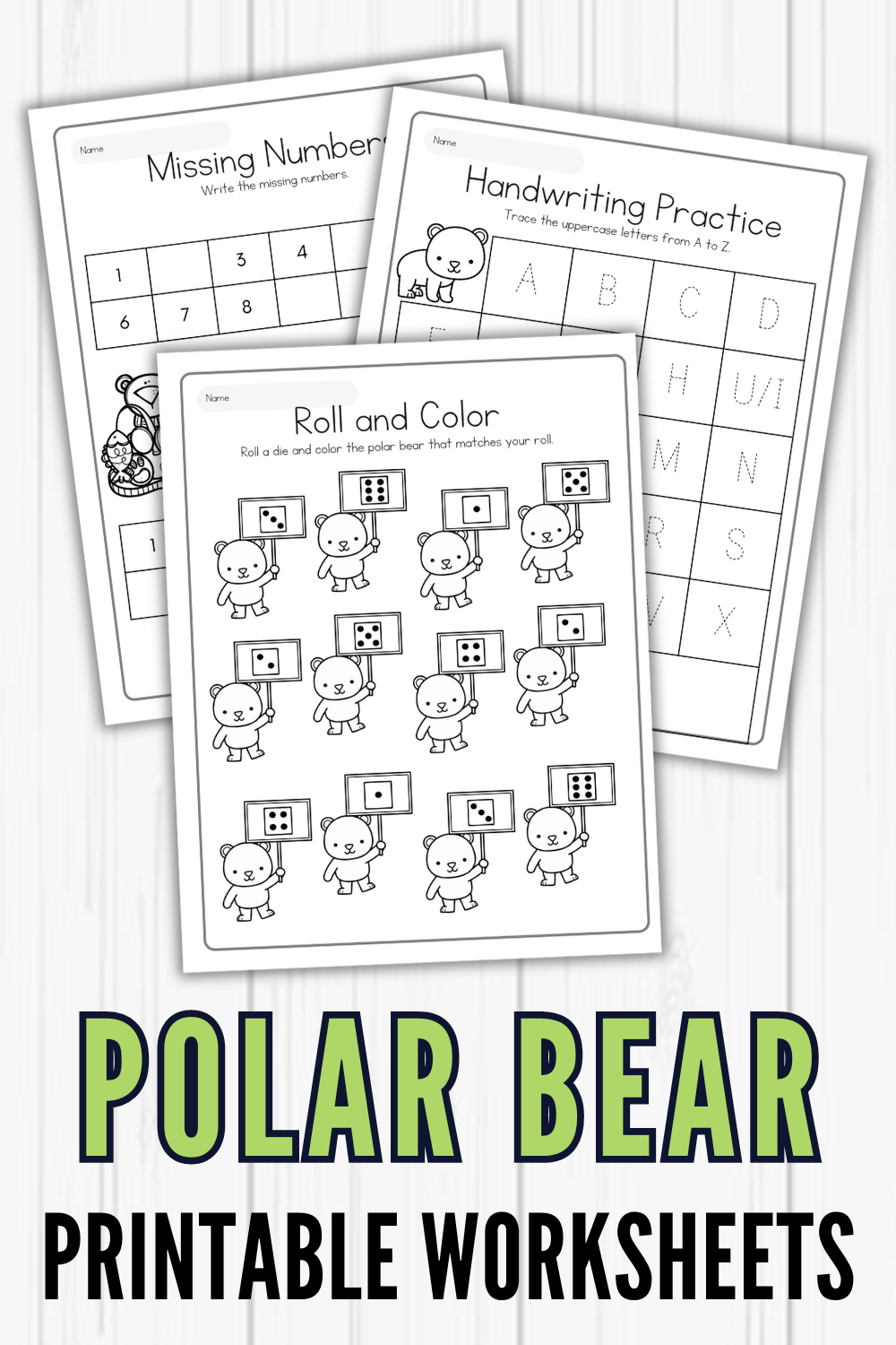 polar-bear-worksheets-1 Printable Polar Bear Worksheets