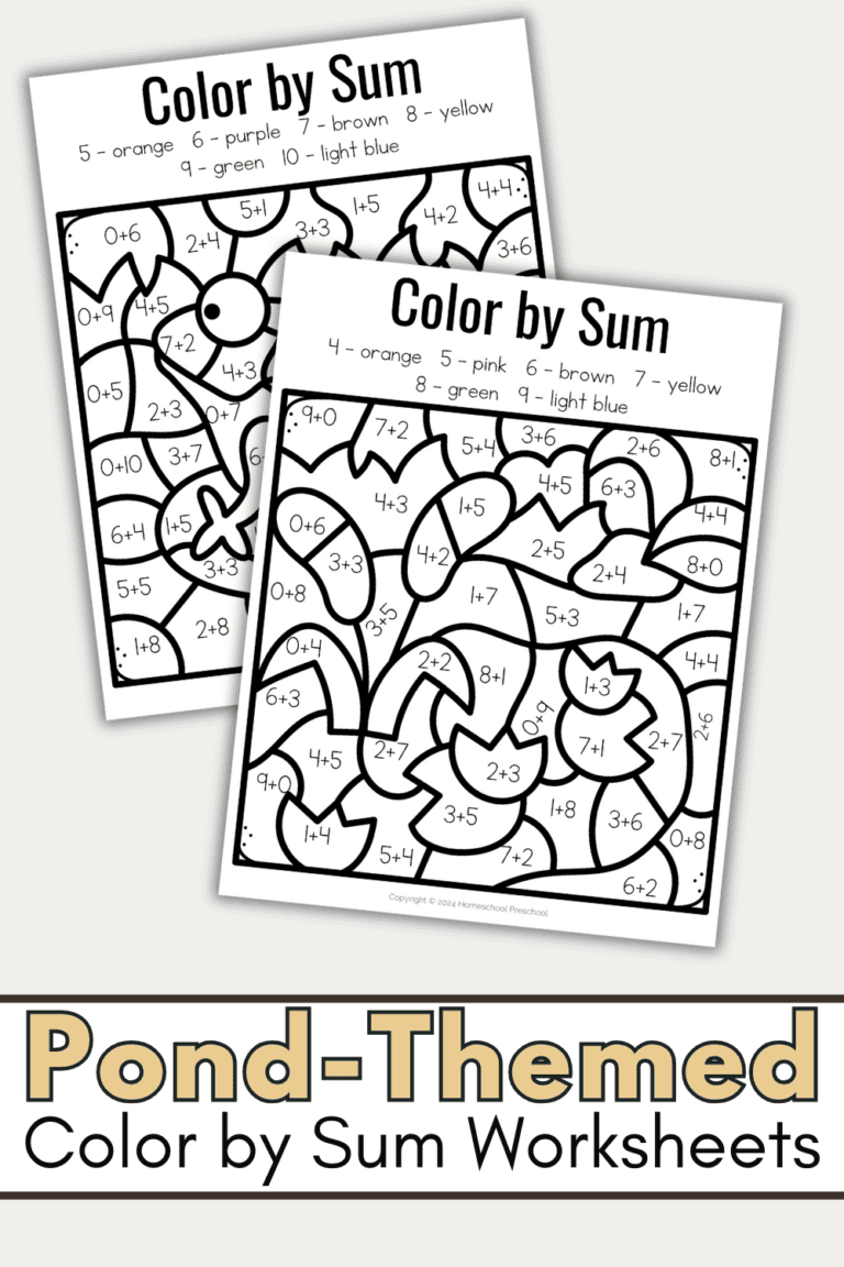 Engaging Math Learning with Color by Sum Worksheets