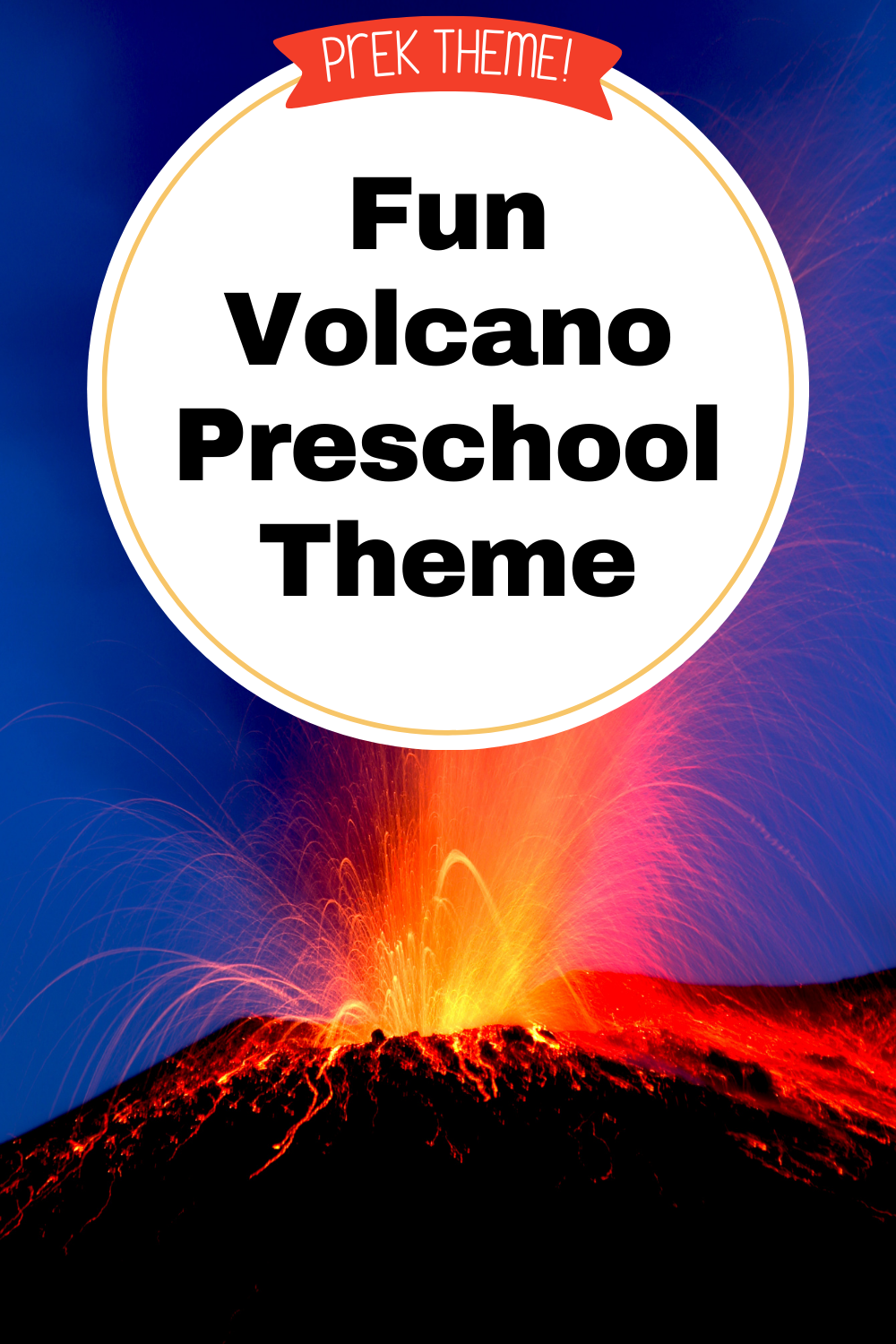 volcanoes-science-experiment Fun Volcano Preschool Theme Activities
