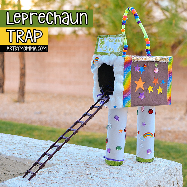 Leprechaun-Trap-Craft-1st-Grade Leprechaun Traps Made Out of Shoe Boxes