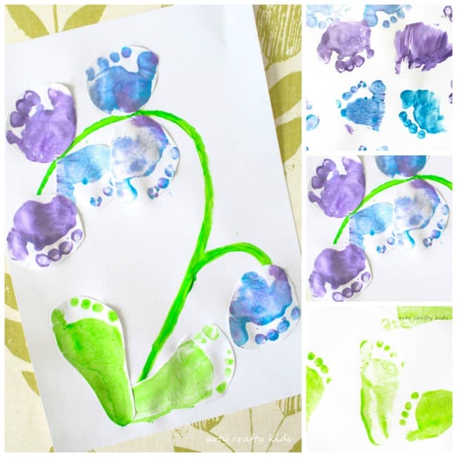 bluebell-footprint-feature Spring Footprint Crafts