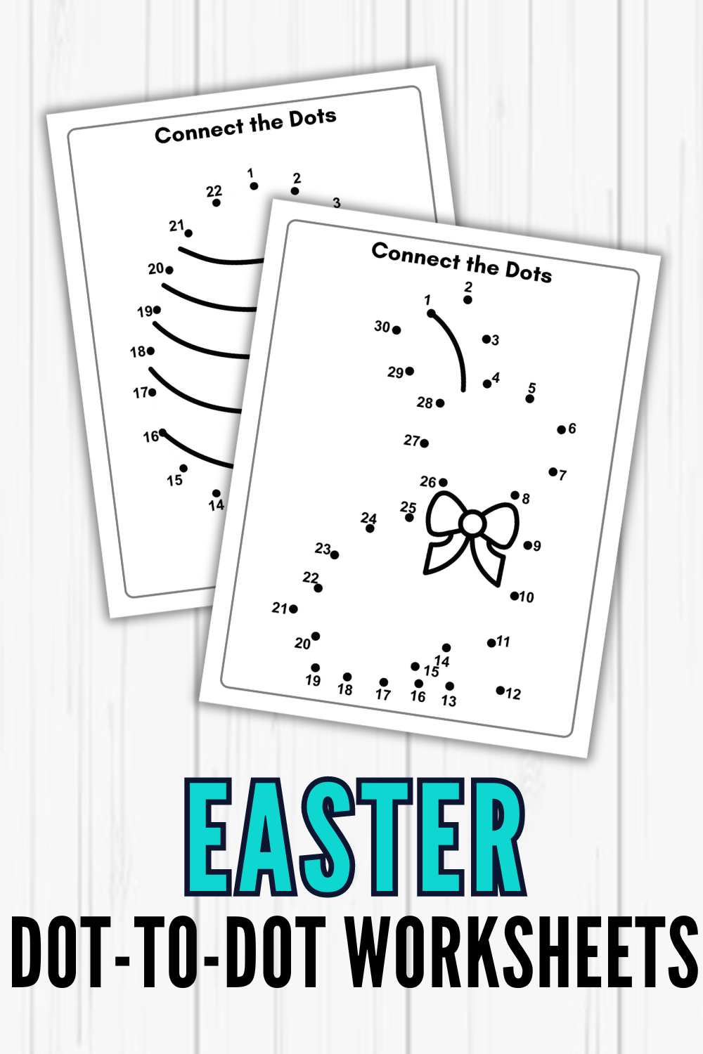 dot-to-dot-easter-bunny Easter Dot to Dot