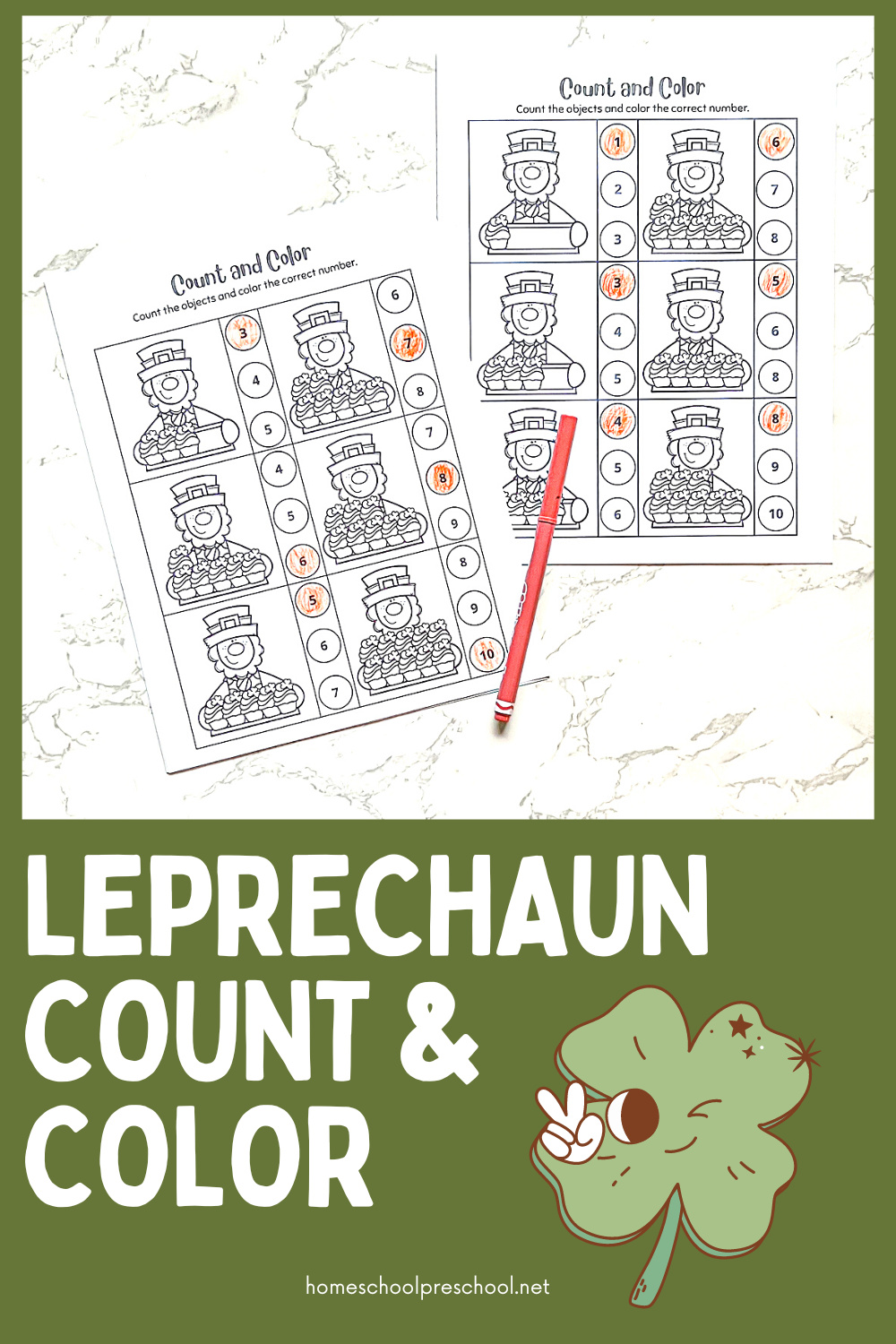 leprechaun-activities Counting with a Leprechaun