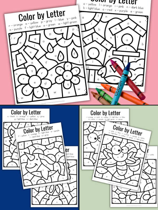 preschool-color-by-letter Home Option 4
