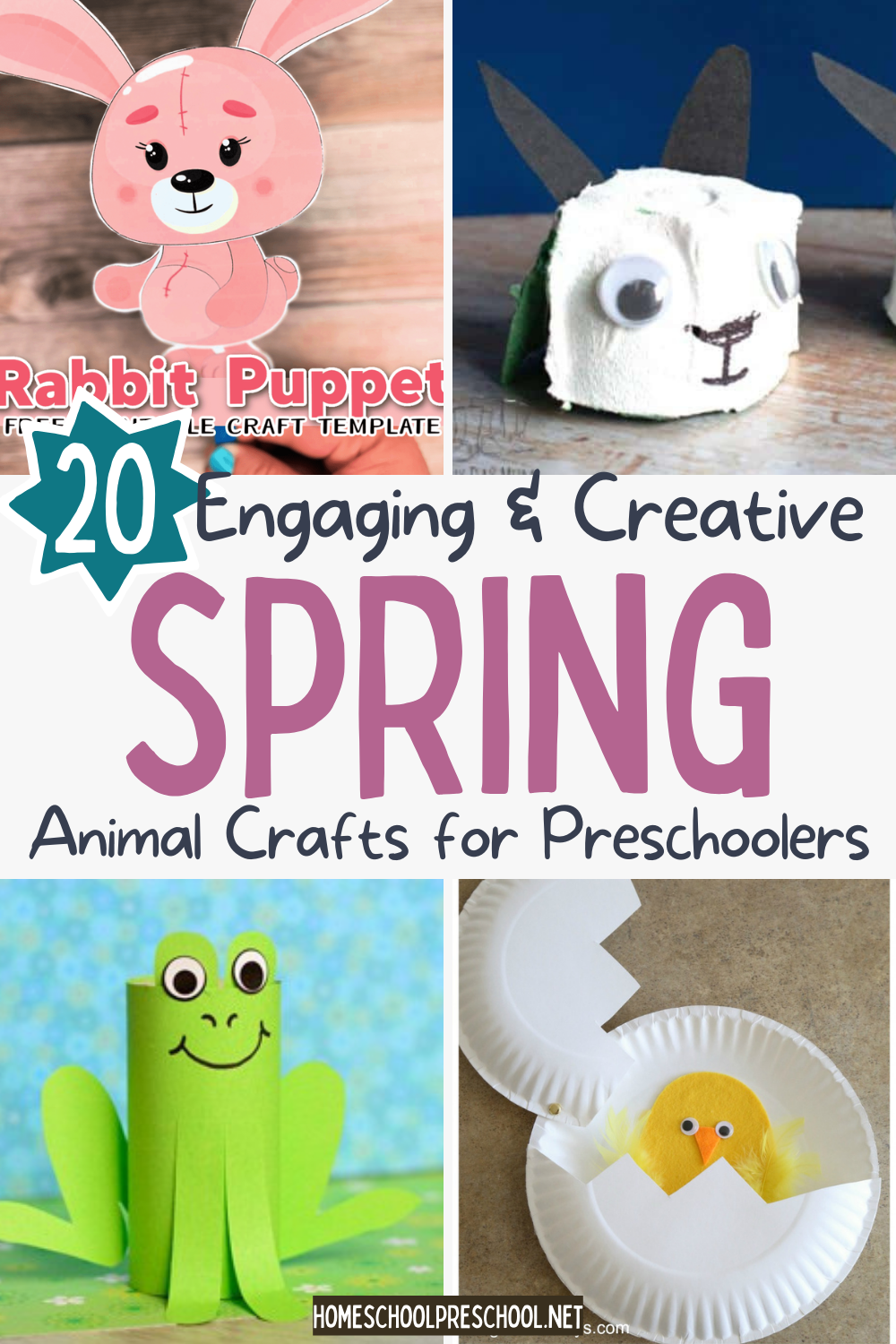 preschool-crafts Spring Animal Crafts
