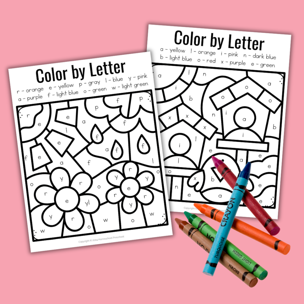 spring-activities-for-kindergarten-1024x1024 Spring Color by Letter