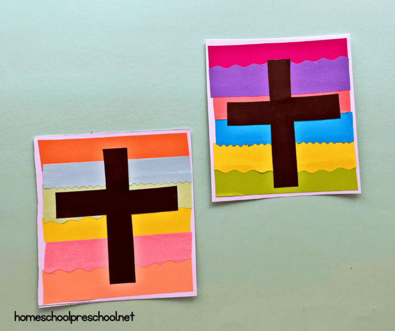 Easter Cross Craft Fun for Preschoolers