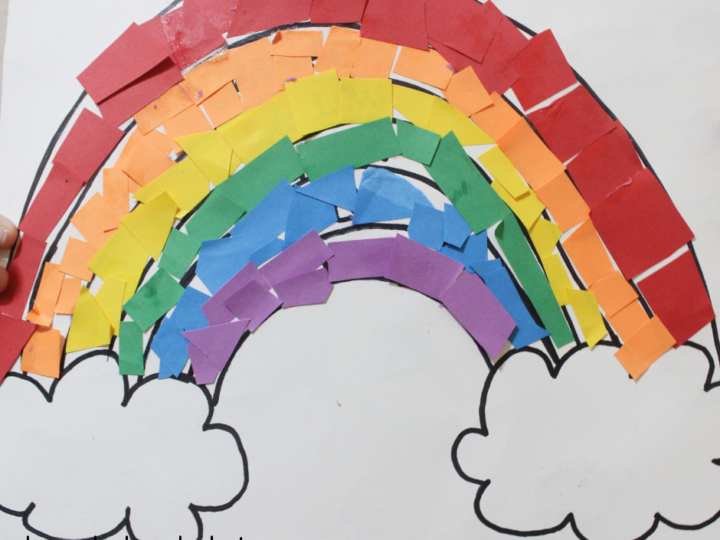 Construction Paper Rainbow