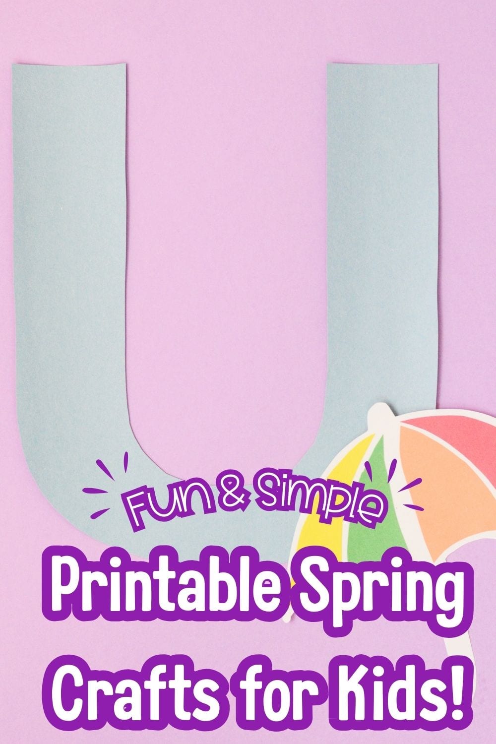 Printable Spring Crafts for Preschoolers (12 Ideas with Templates)
