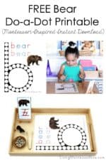 Bear Printables for Preschoolers and Kindergarteners