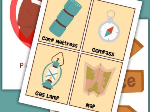 Image for Camping Pretend Play Printables