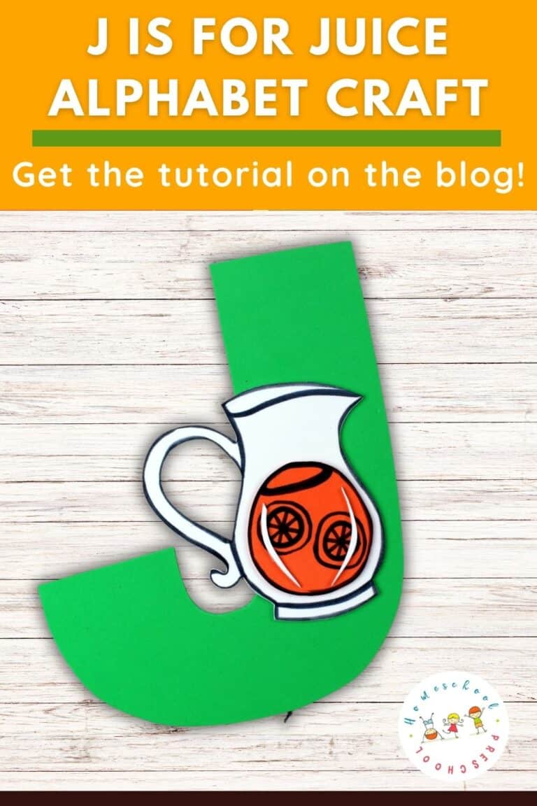 J is for Juice Craft | Fun Letter J Activity