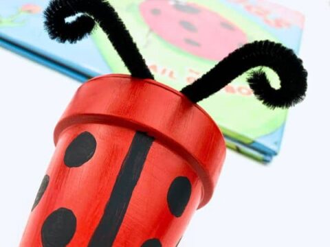 Image for Ladybug Flower Pot Craft