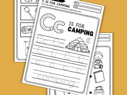 Image for Camping Worksheets for Preschool