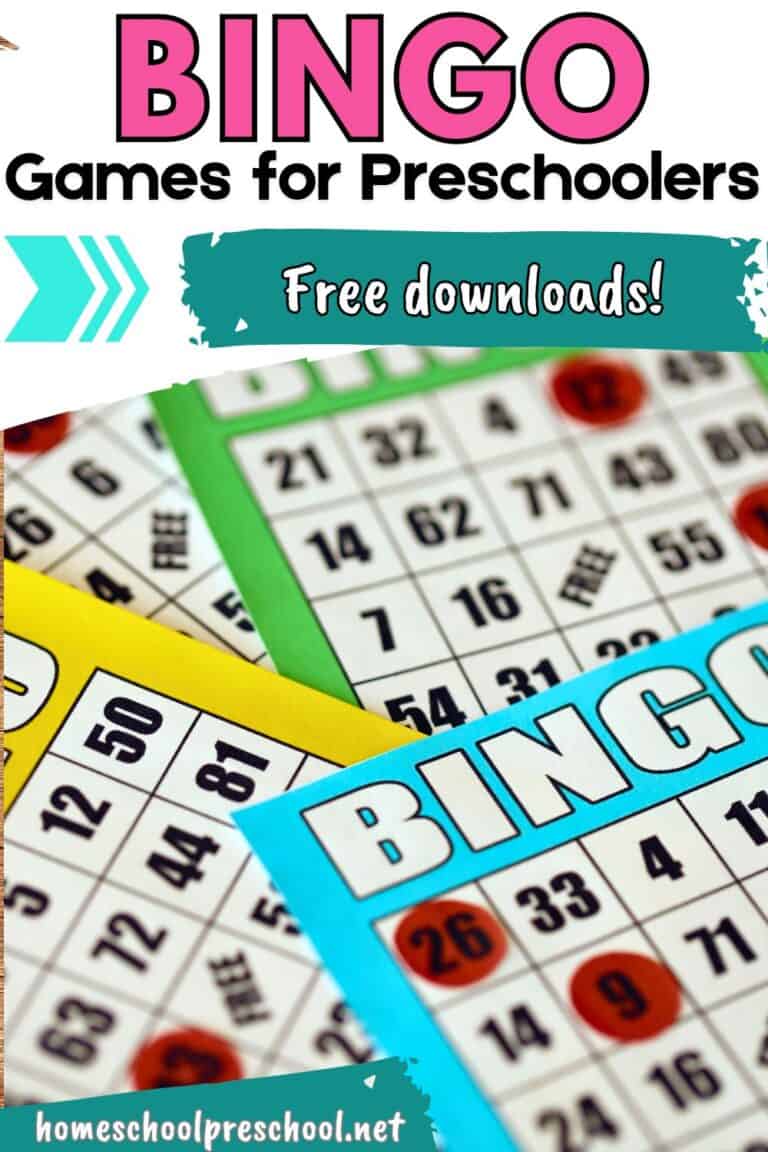 Fun and Educational Bingo Games for Preschoolers - Homeschool Preschool