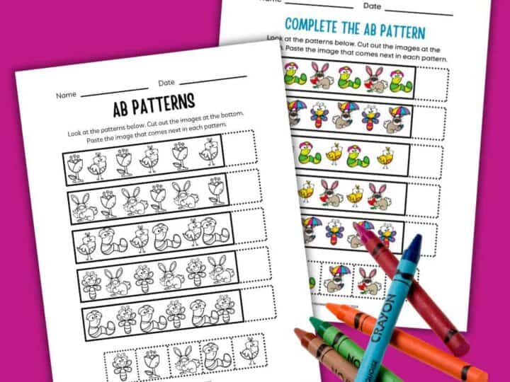 Image for Spring AB Pattern Worksheets