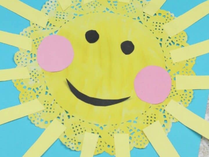 Image for Cute Doily Sun Craft for Kids