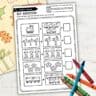 Free Elf Math Worksheets for Preschool Holiday Learning