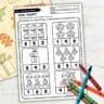 Free Elf Math Worksheets for Preschool Holiday Learning